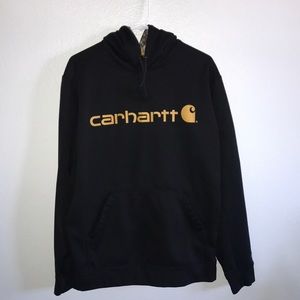 COPY - Black and cameo Carhartt hoodie
